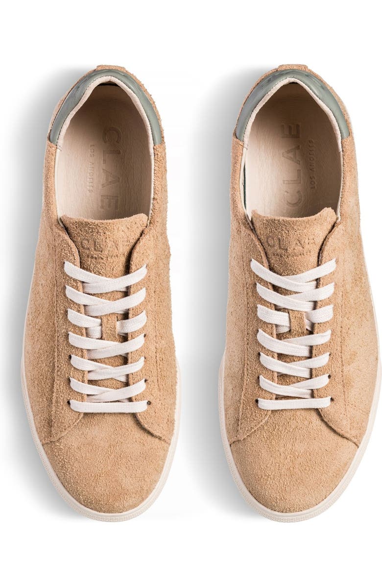 CLAE Bradley Venice Low Top Sneaker, Alternate, color, Starfish Suede Tea