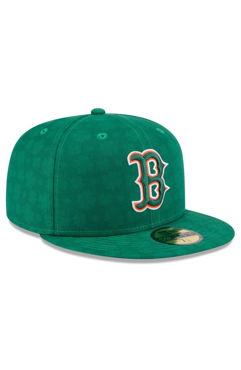 New Era Men's New Era Kelly Green Boston Red Sox St. Patrick's Day 59FIFTY Fitted Hat, Alternate, color, 