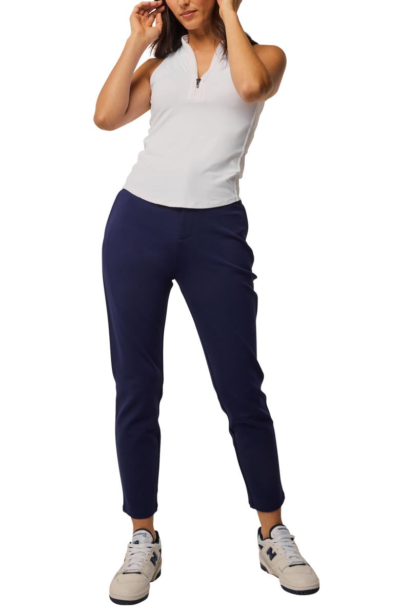 Greyson Vesta Sleeveless Mock Neck Top, Alternate, color, Arctic