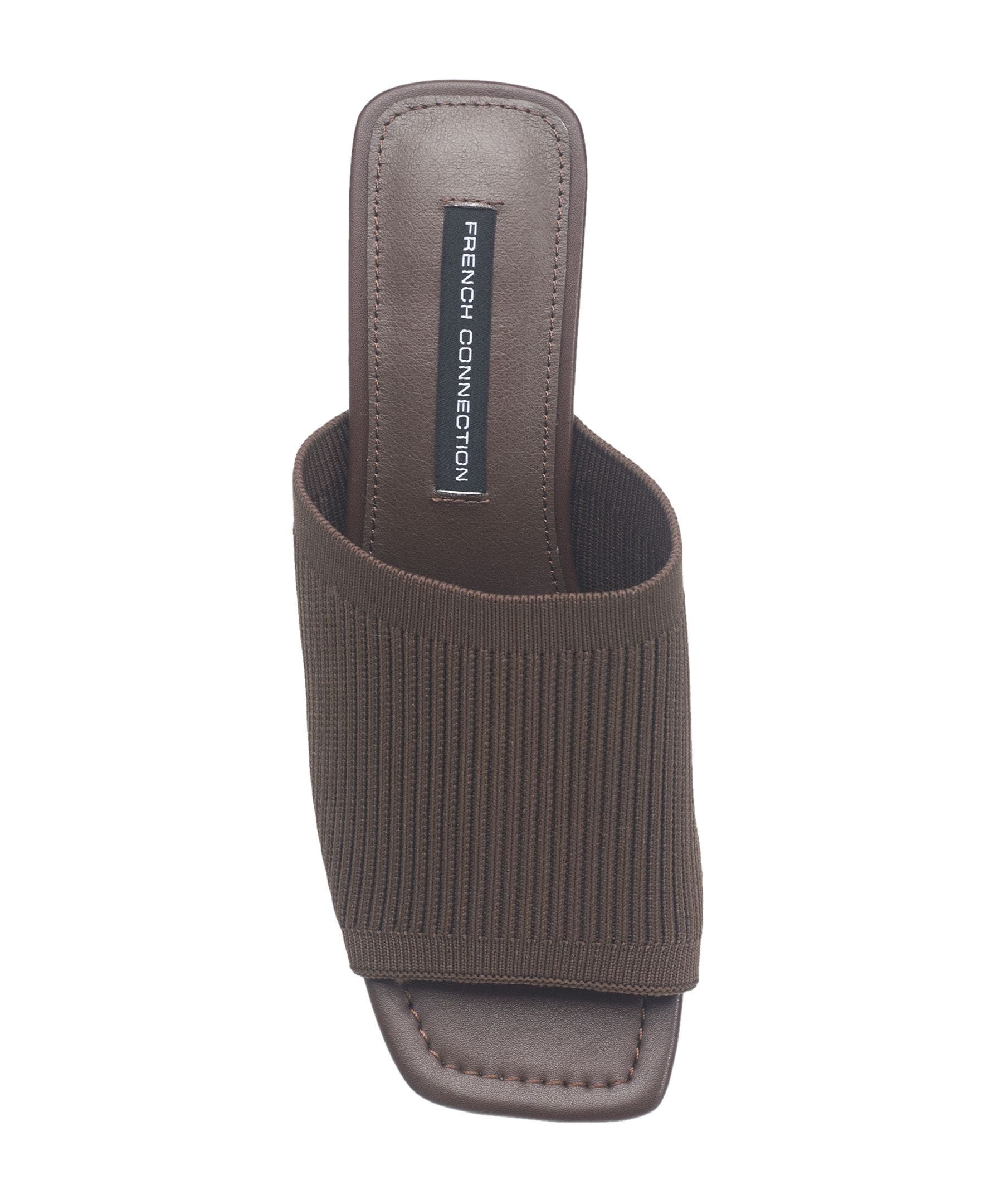 Styles Knit Stretch Mule, Alternate, color, CHOCOLATE