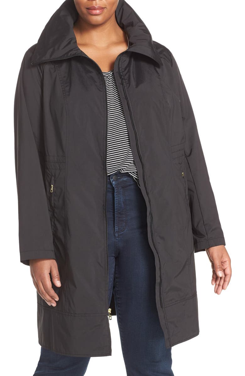 Cole Haan Signature Water-Resistant Packable Hooded Anorak, Main, color, 