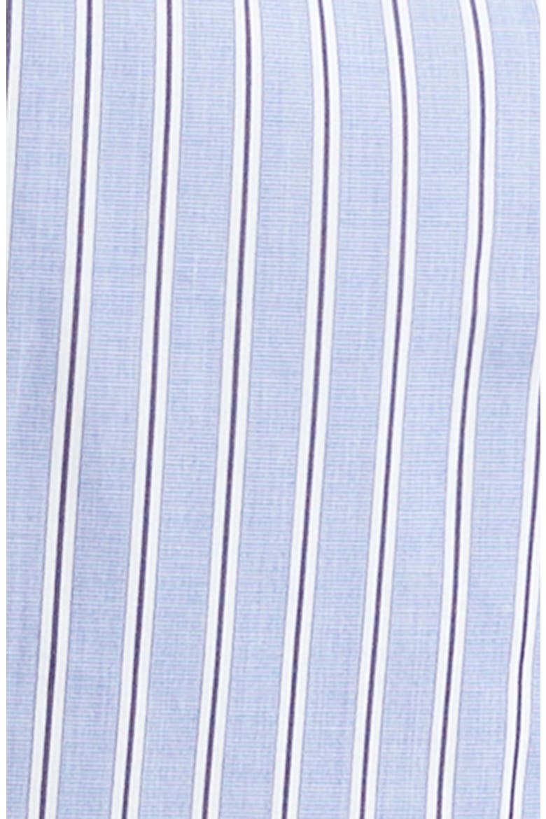 Couture Seam Stripe Overshirt, Alternate, color, WHITE/ NAVY