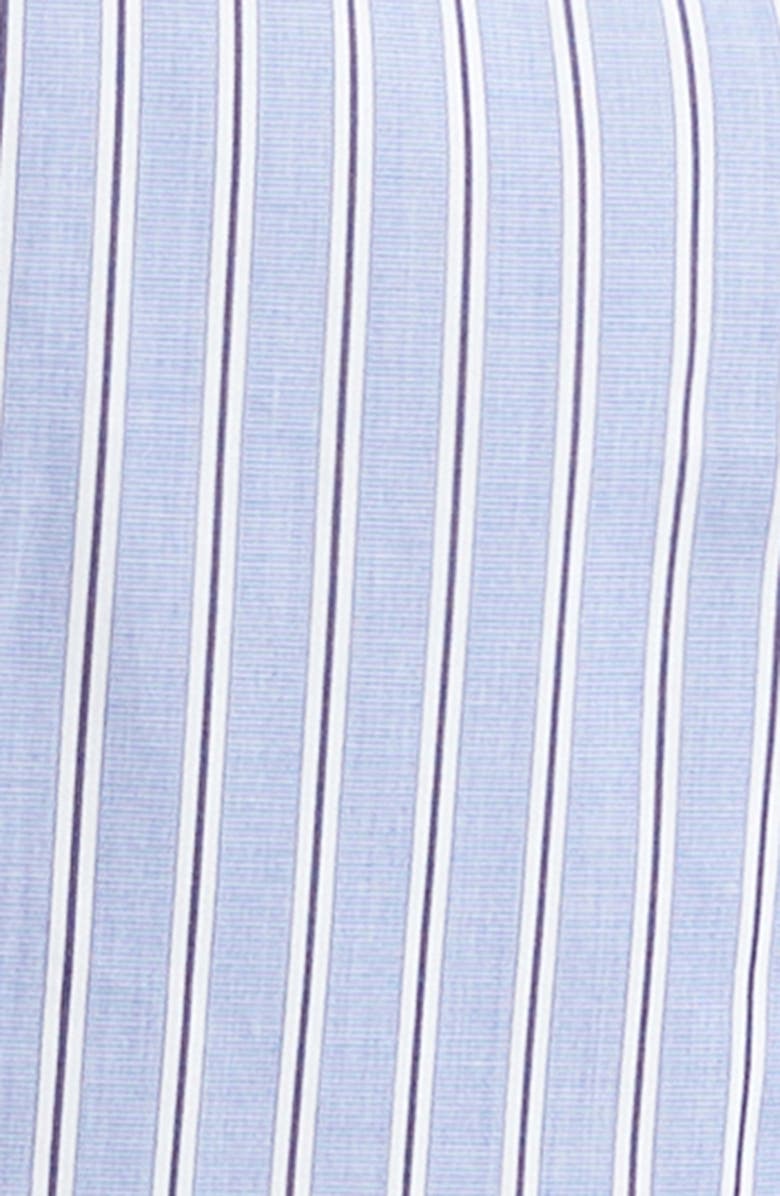 Givenchy Couture Seam Stripe Overshirt, Alternate, color, White/ Navy