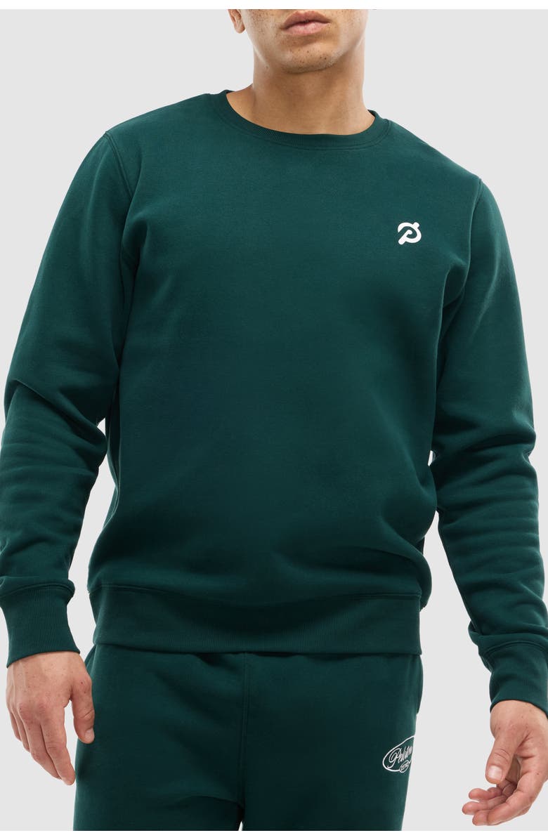 Peloton Soft Fleece Crewneck Sweatshirt, Main, color, Pine