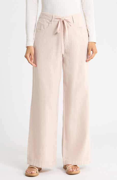 Drawstring Baggy Wide Leg Pants