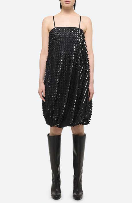 Helmut Lang Embellished Sleeveless Bubble Dress