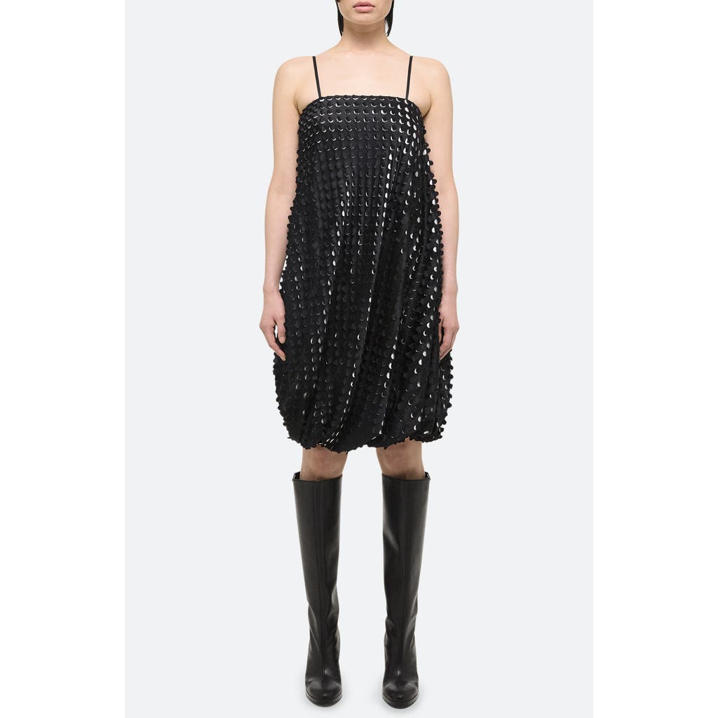Helmut Lang Embellished Sleeveless Bubble Dress In Multi