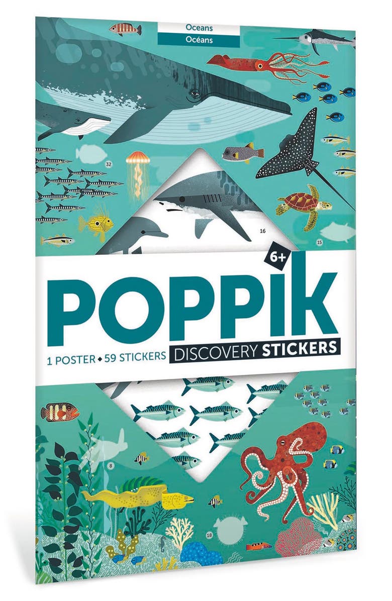 Scrunch Ocean Discovery Poster, Alternate, color, Multi