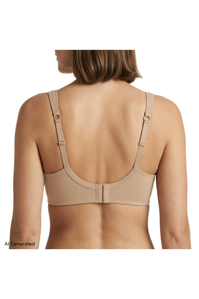 Full Coverage Bra True Solutions Light Weight Microfiber Basics, Alternate, color, Clay Bisque