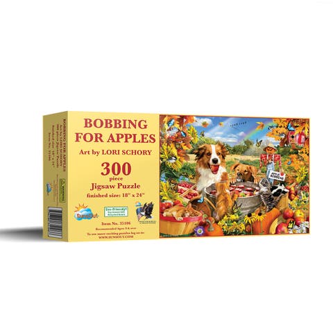 Bobbing for Apples 300 piece Jigsaw Puzzle for Adults
