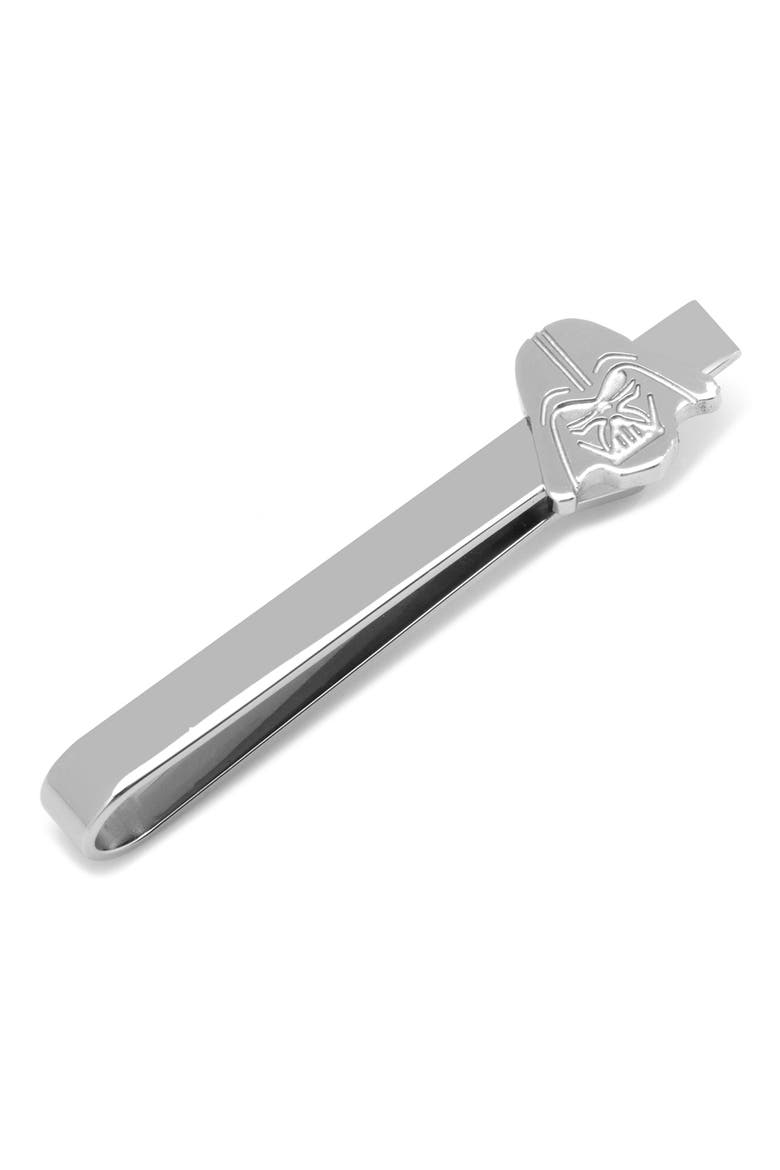 Star Wars™ Stainless Steel Darth Vader Tie Bar, Main, color, SILVER