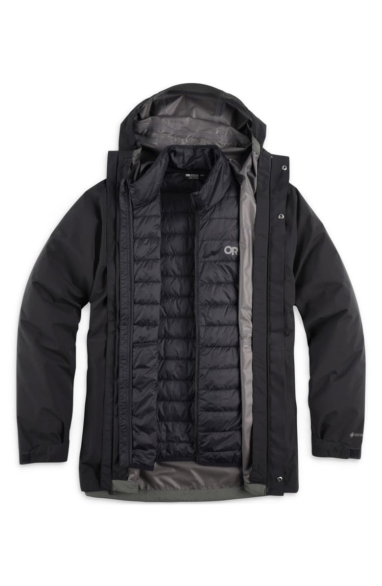 Outdoor Research Foray Waterproof & Windproof 3-in-1 Parka, Alternate, color,