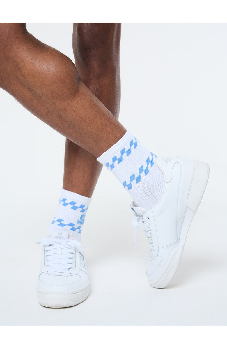 Sergio Tacchini Corsa Sock, Alternate, color, Brilliant White