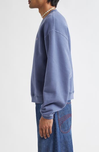 Gender Inclusive Script Embroidery Cotton Sweatshirt