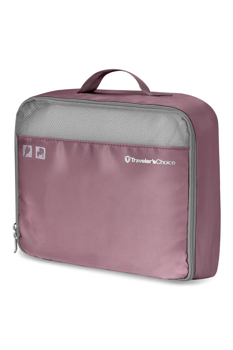 5-Piece Packing Cube Set, Alternate, color, MAUVE