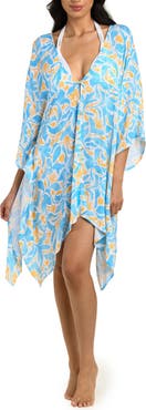 La Blanca Trinket V-Neck Cover-Up Caftan