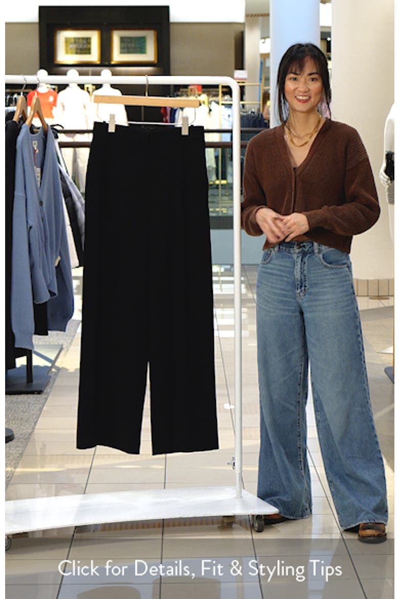 Pleated High Rise Wide Leg Pants video