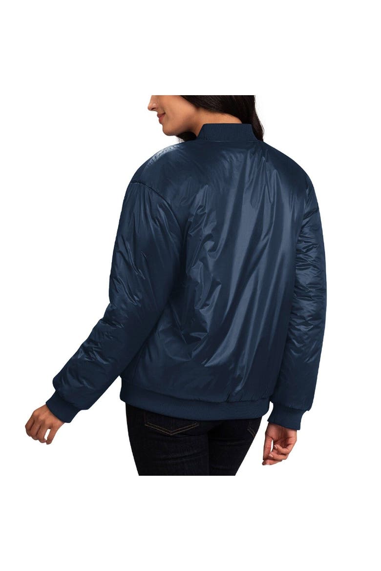 Women's G-III 4Her by Carl Banks Oatmeal/Navy Dallas Cowboys Switchback Reversible Full-Zip Jacket, Alternate, color, Oatmeal
