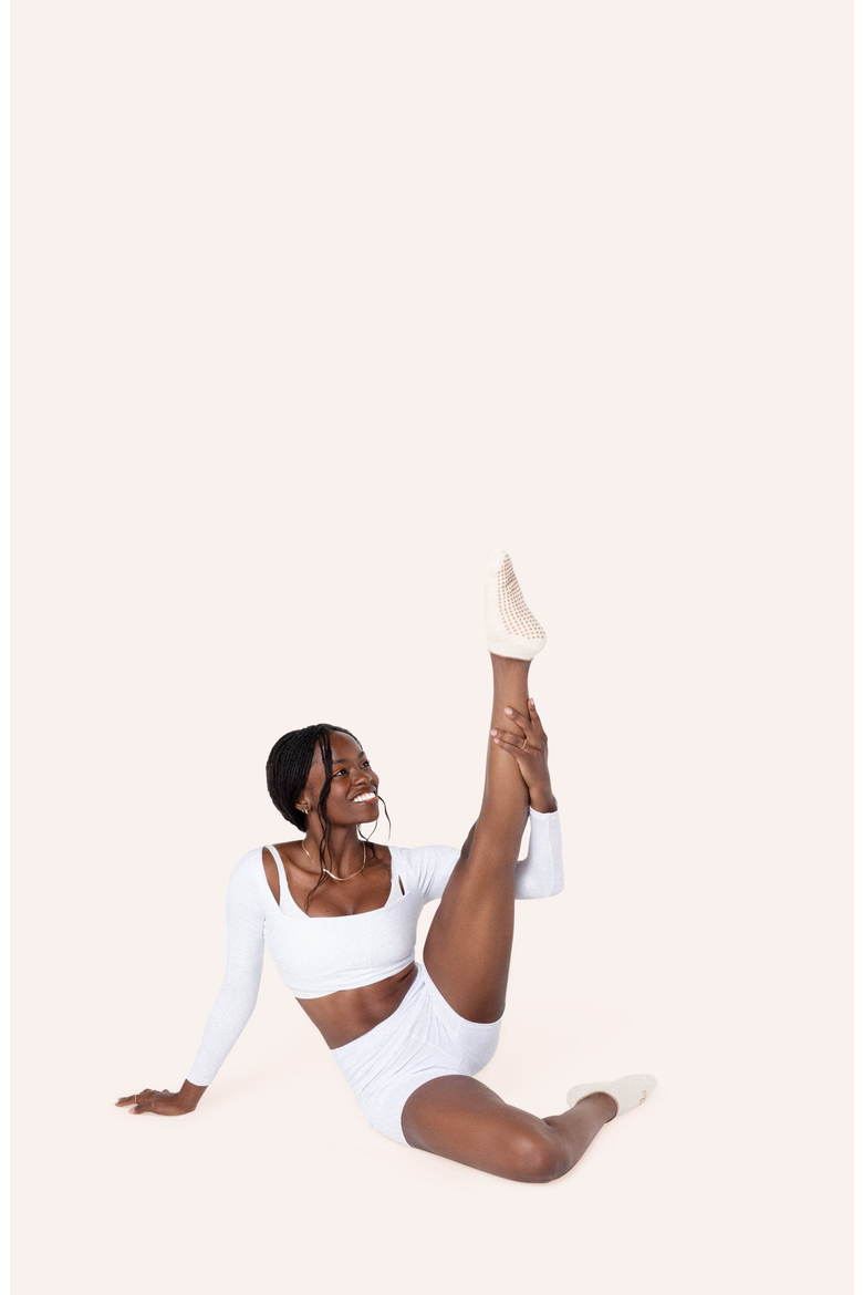The Low Sock, Alternate, color, Sand