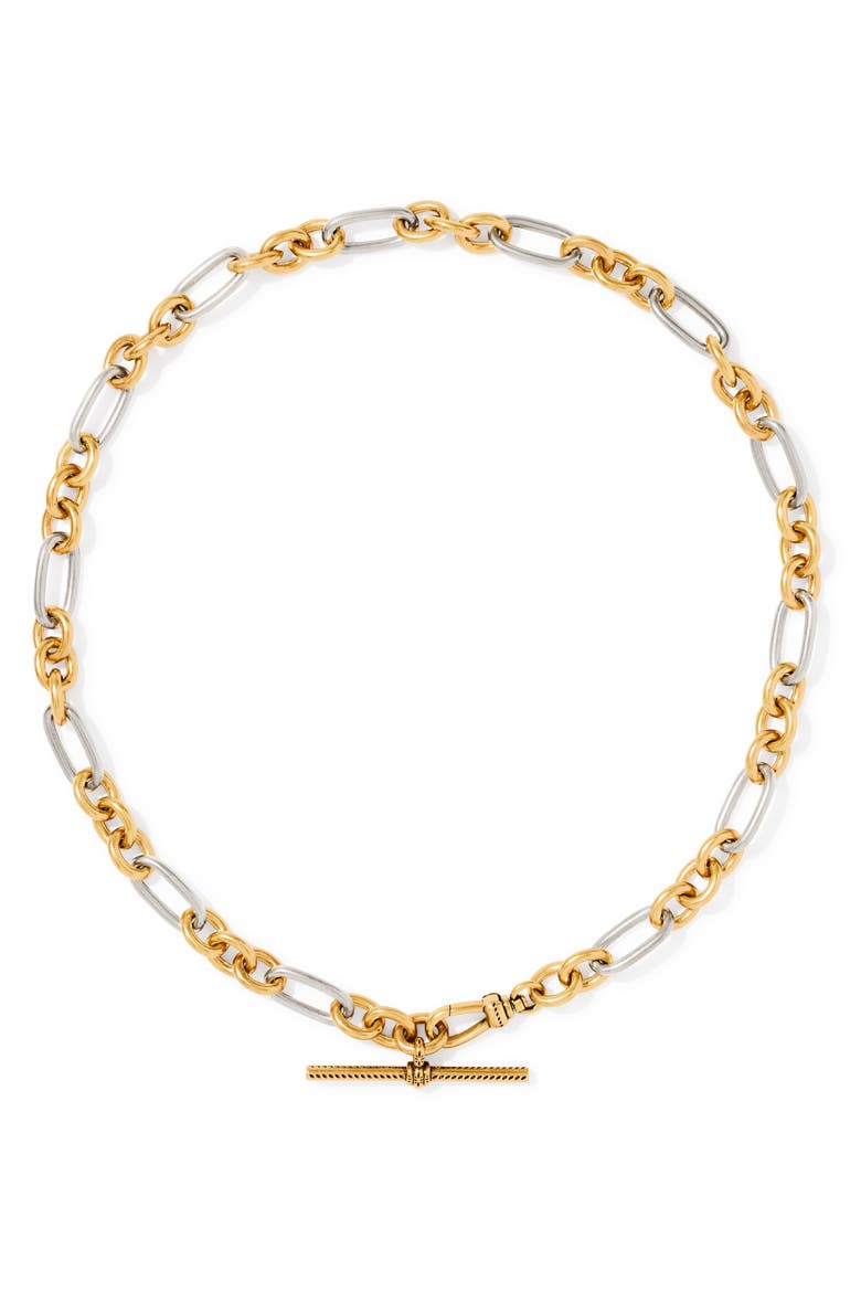 Embry Mixed Metal Chain Necklace, Alternate, color, VINTAGE MIXED METAL
