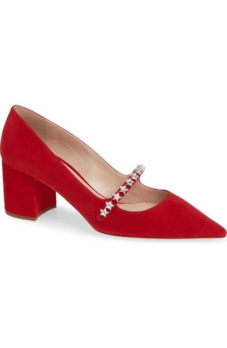 Miu Miu Jewel Star Mary Jane Pump, Main, color,