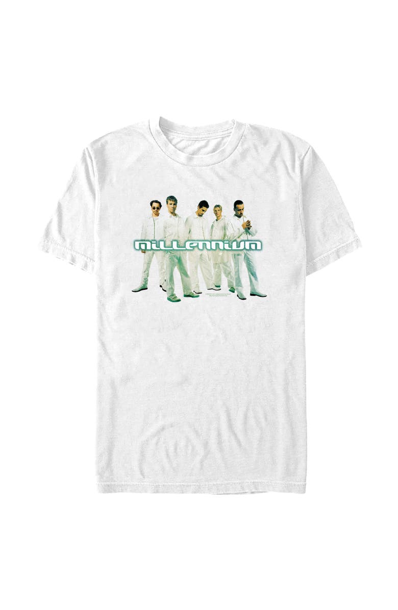 Backstreet Boys Men's Backstreet Boys Millennium Album Cover Graphic T-Shirt, Main, color, White