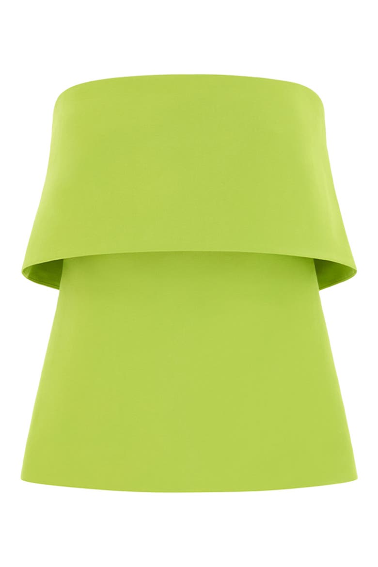 Felix Popover Strapless Top, Alternate, color, LIME