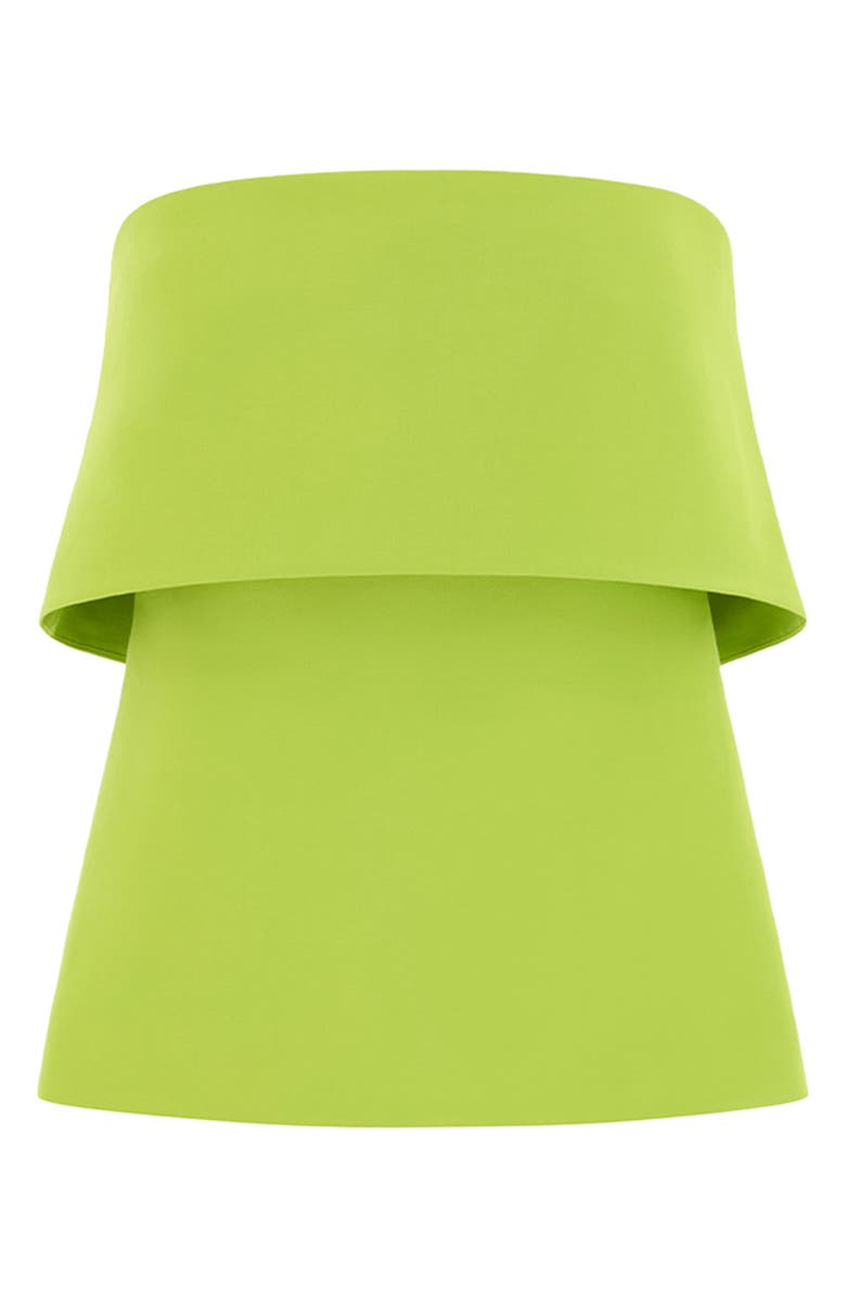 ALIGNE Felix Popover Strapless Top, Alternate, color, Lime