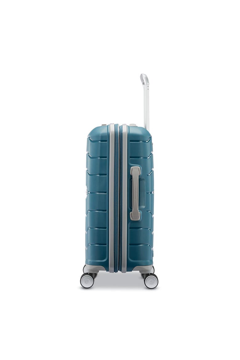 Freeform Hardside Expandable 21" Carry On Spinner Luggage, Alternate, color, Dark Teal