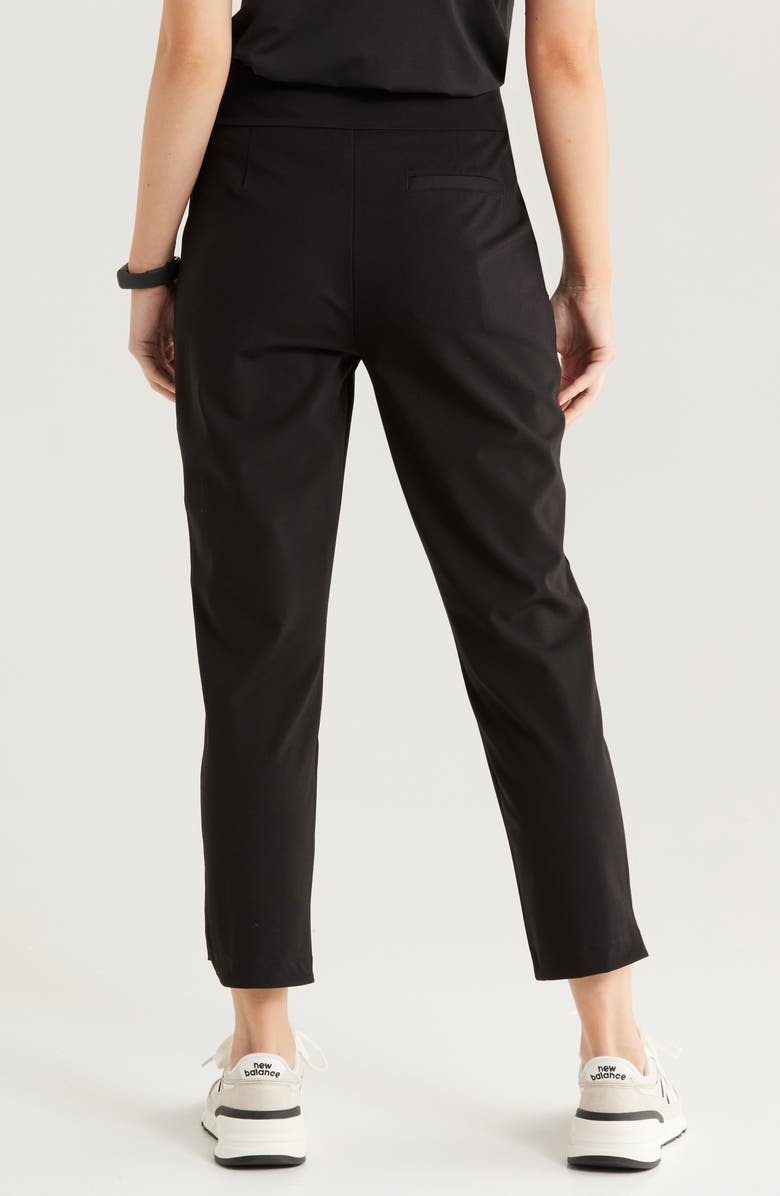 Zella Full Swing Ankle Pants, Alternate, color, Black