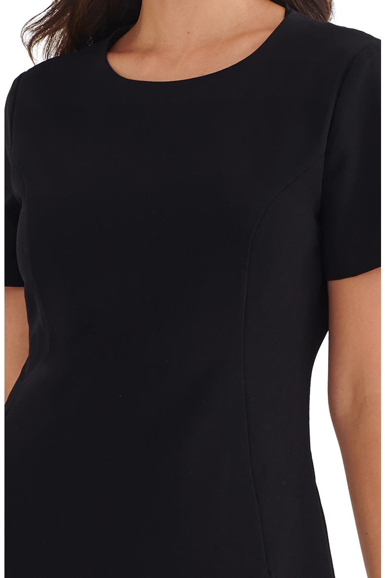 Keynote Short Sleeve Dress, Alternate, color, BLACK