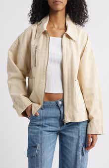 Free People Sally Cotton Canvas Jacket