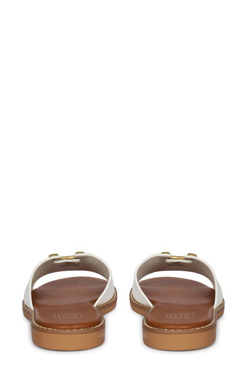 Shop Saint G Vivi Blu Amber Slide Sandal In White