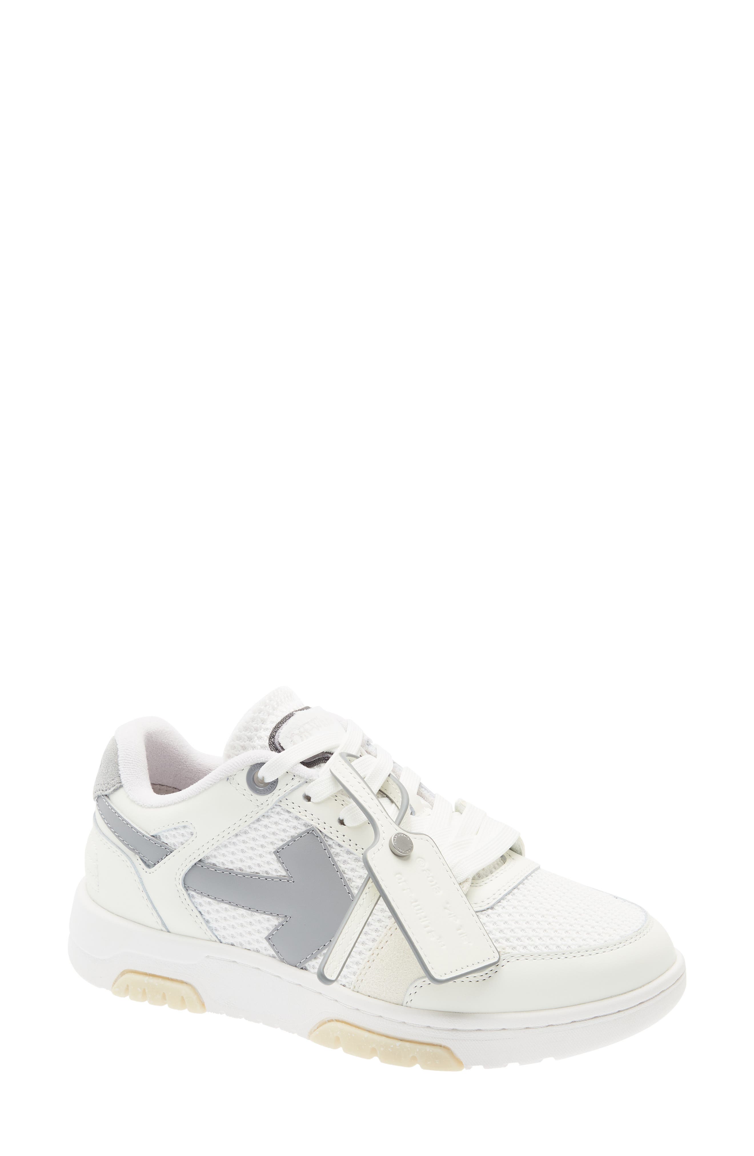 Slim Out of Office Sneaker, Main, color, WHITE - GREY