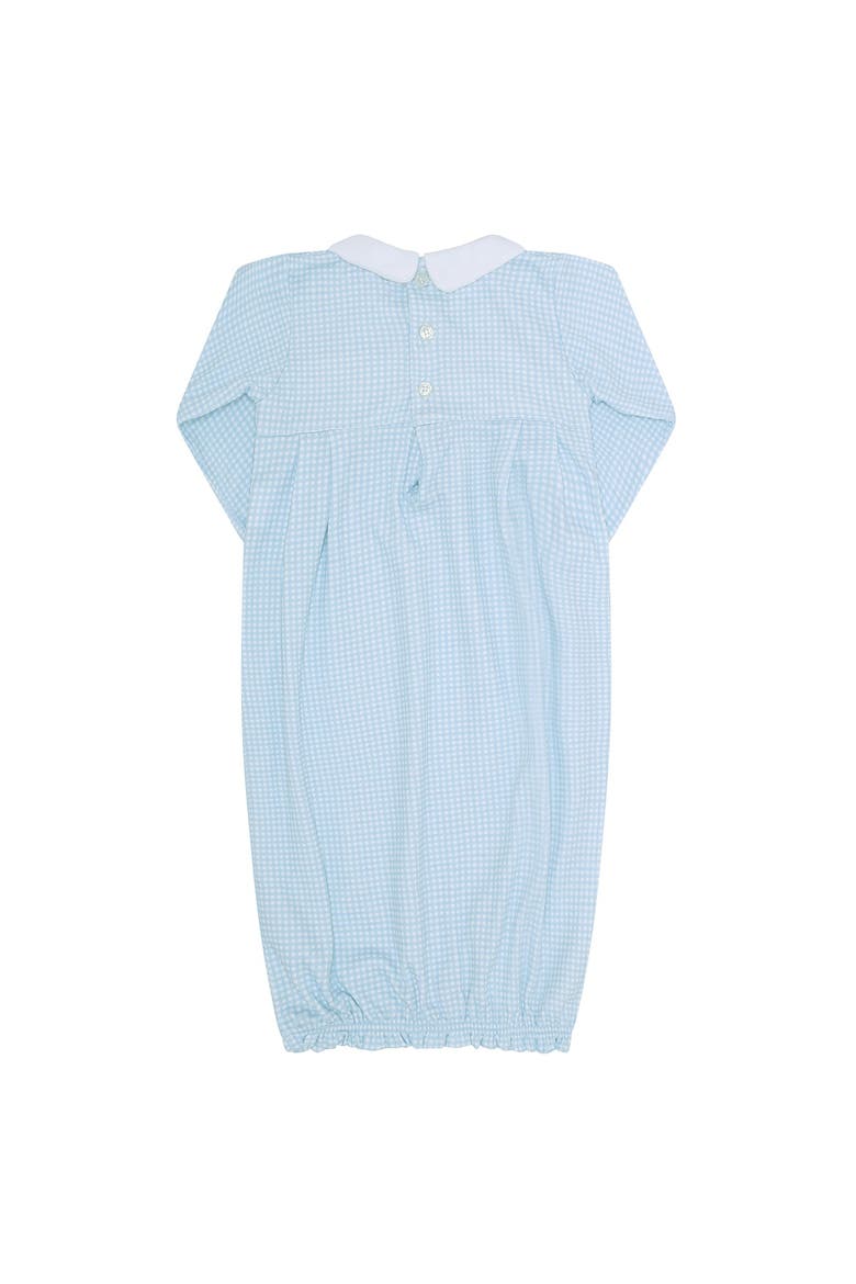 Blue Gingham Smocked Gown - Baby, Alternate, color, Blue