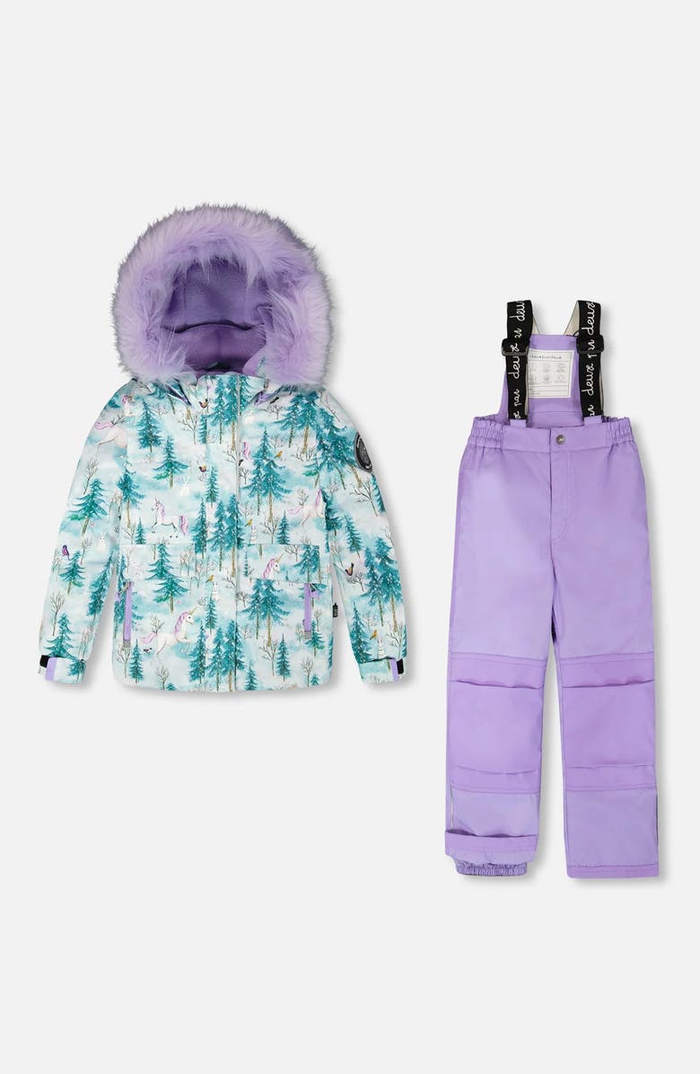Deux par Deux Girl Two-Piece Discover Snowsuit, Main, color, 