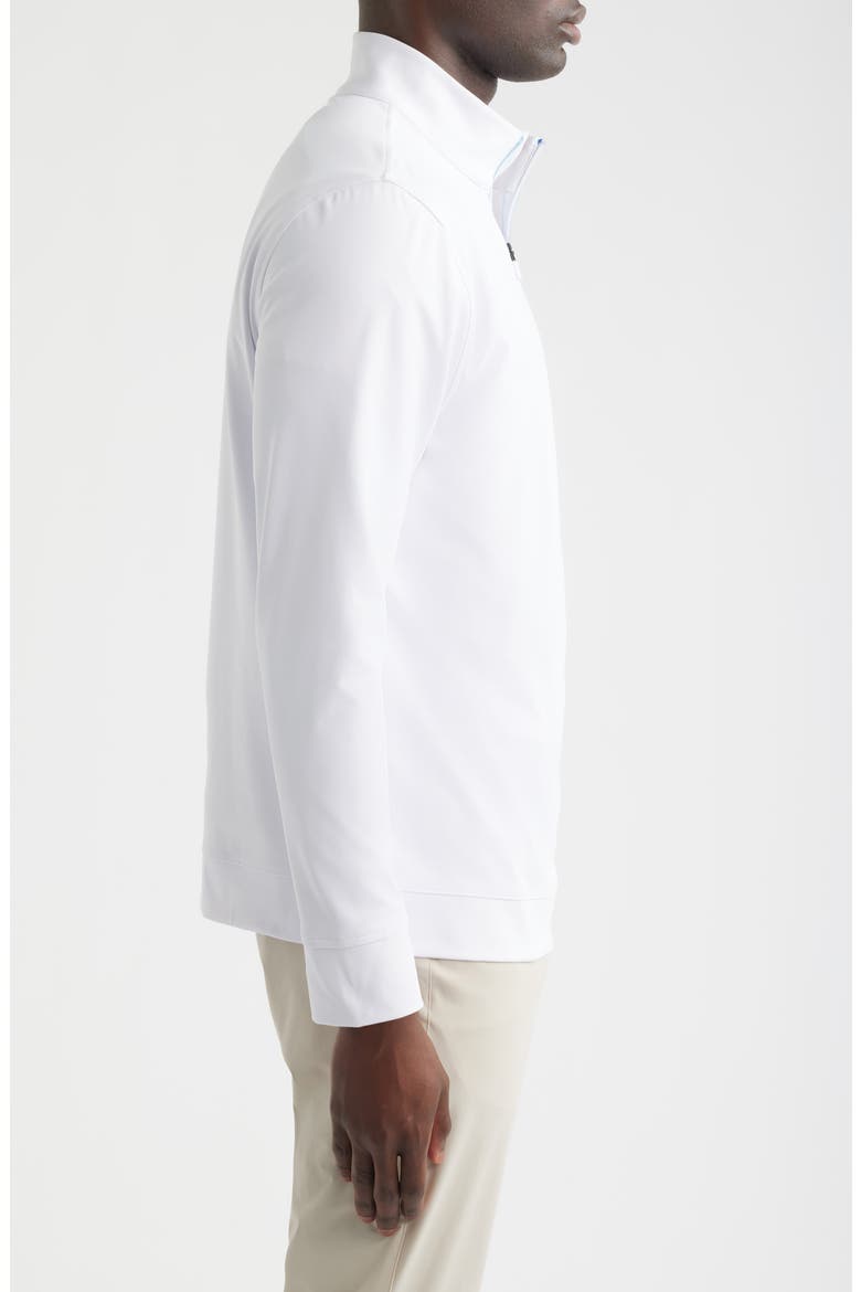 Fleet Quarter Zip Sweatshirt, Alternate, color, BRIGHT WHITE
