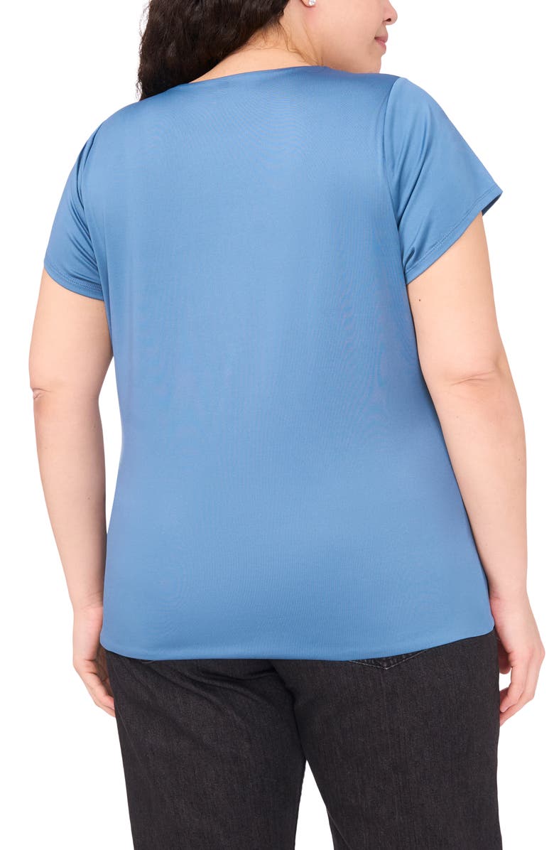 Halogen<sup>®</sup> Compression T-Shirt, Alternate, color, Aegean Blue