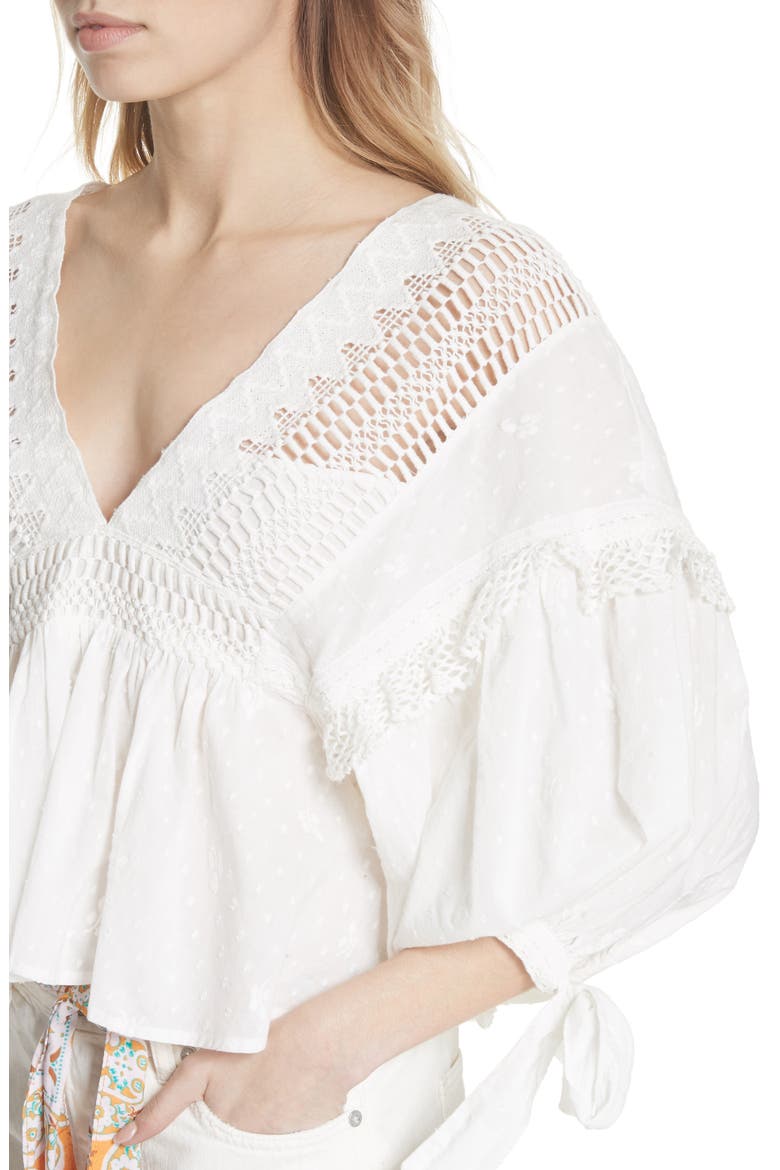 Drive You Mad Blouse, Alternate, color, IVORY