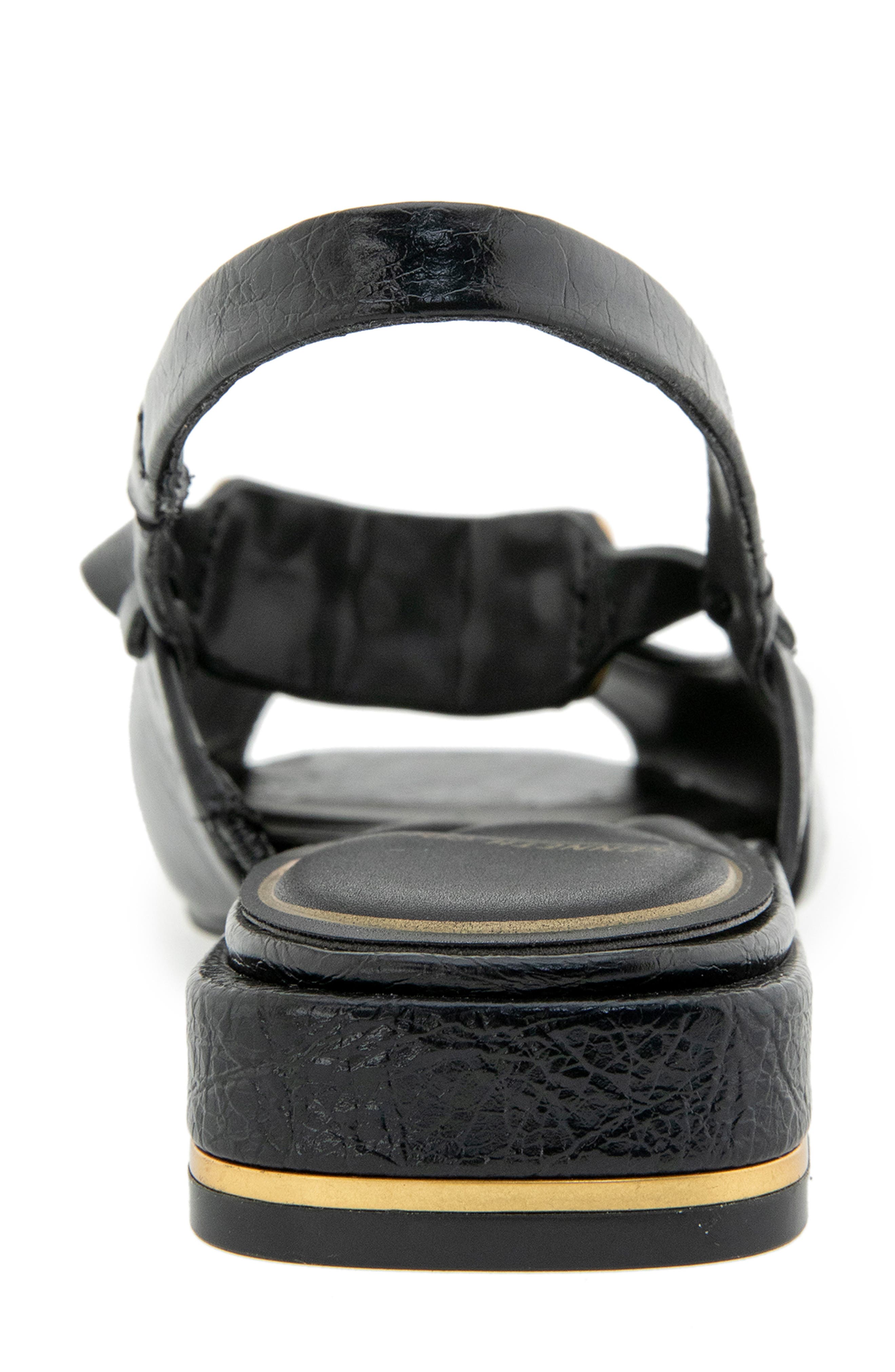 Kenneth Cole Illia Slingback Sandal, Alternate, color, Black Patent