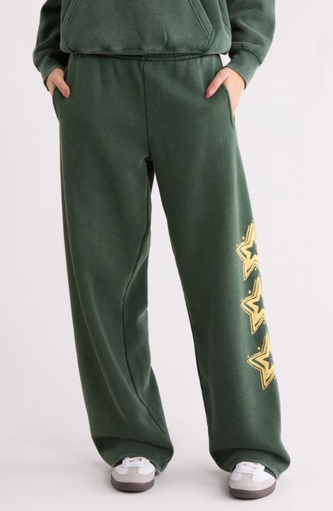 Star Graphic Baggy Sweatpants