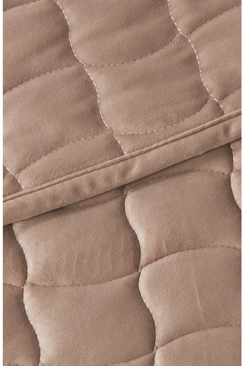 Velvet Box Stitch Quilt Set, Alternate, color, CAPPUCCINO