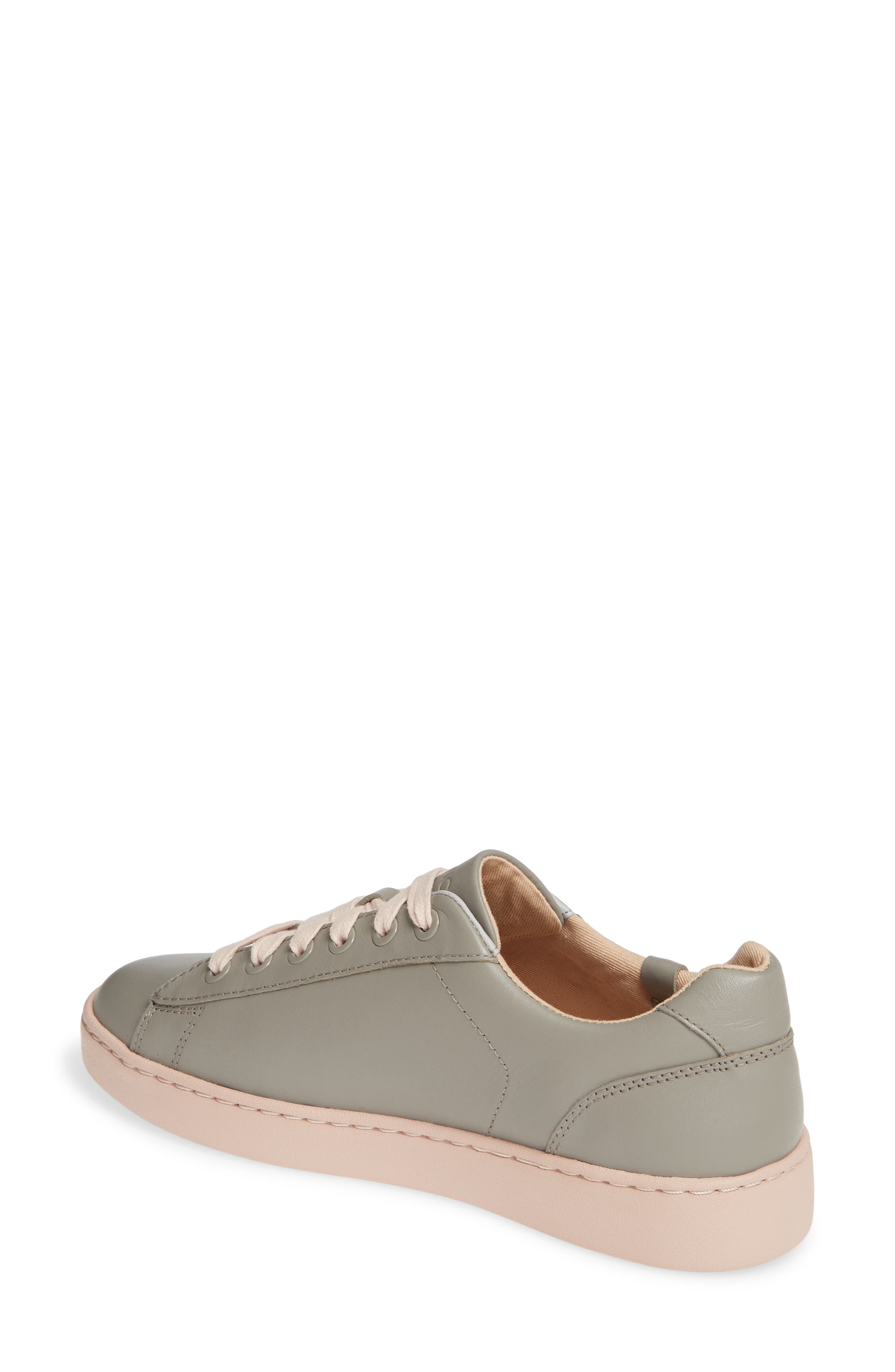 Vionic Mable Sneaker, Alternate, color, GREY/ PINK LEATHER