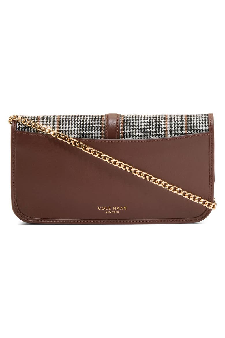 Alexandria Wallet on a Chain, Alternate, color, HICKORY PLAID PRINT