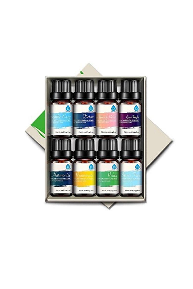 8 Pack of 100% Pure Essential Aromatherapy Oils, Alternate, color, Multicolor