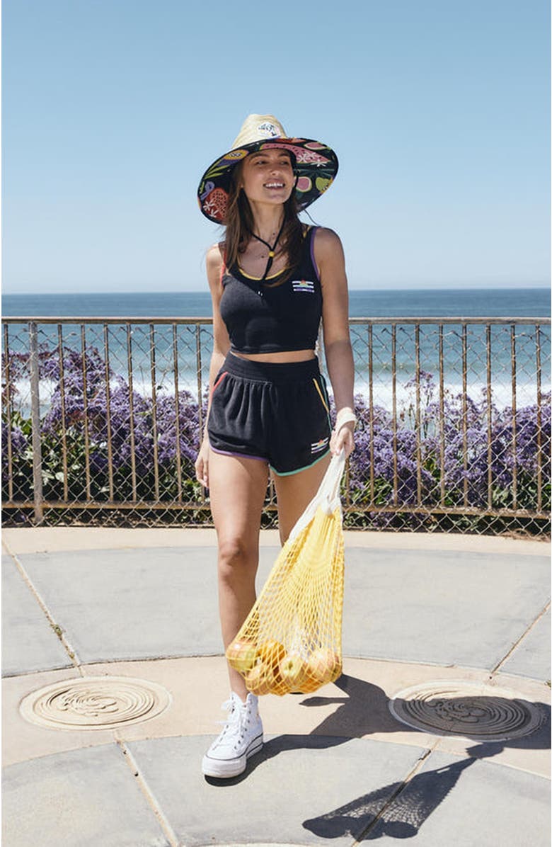 Hemlock Blend Straw Lifeguard Hat, Alternate, color, Fruit