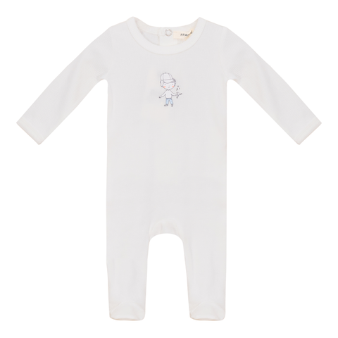 Front Chest Ribbed Romper (Baby)