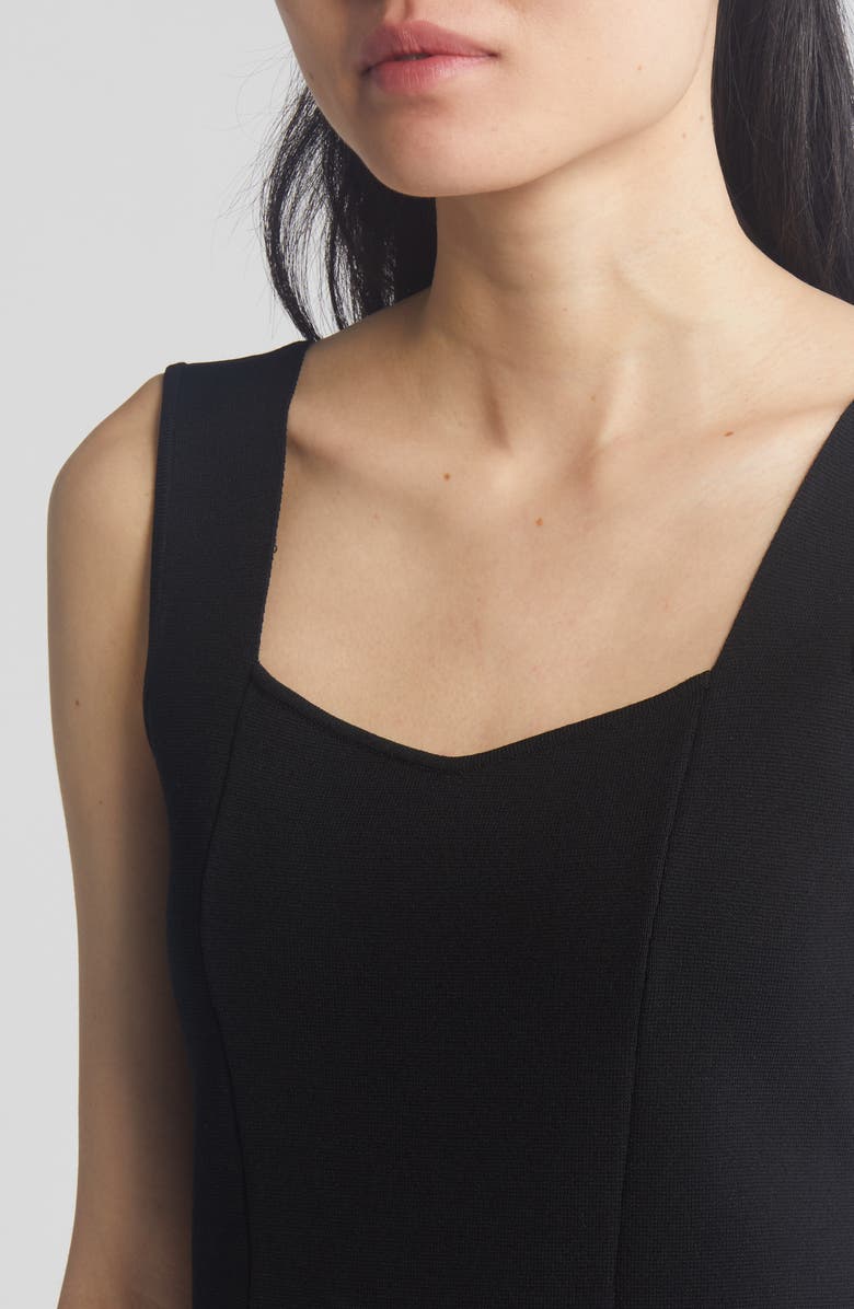 Anne Klein Sweetheart Neck Sweater Tank, Alternate, color, 