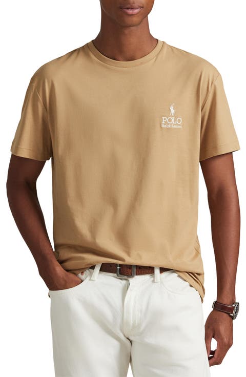 Classic Fit Embroidered Logo Jersey T-Shirt