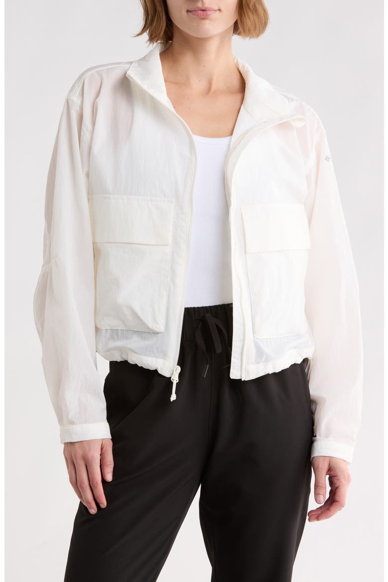 Paracutie Cropped Cargo Windbreaker, Alternate, color, SEA SALT